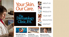 Desktop Screenshot of dermclin.com
